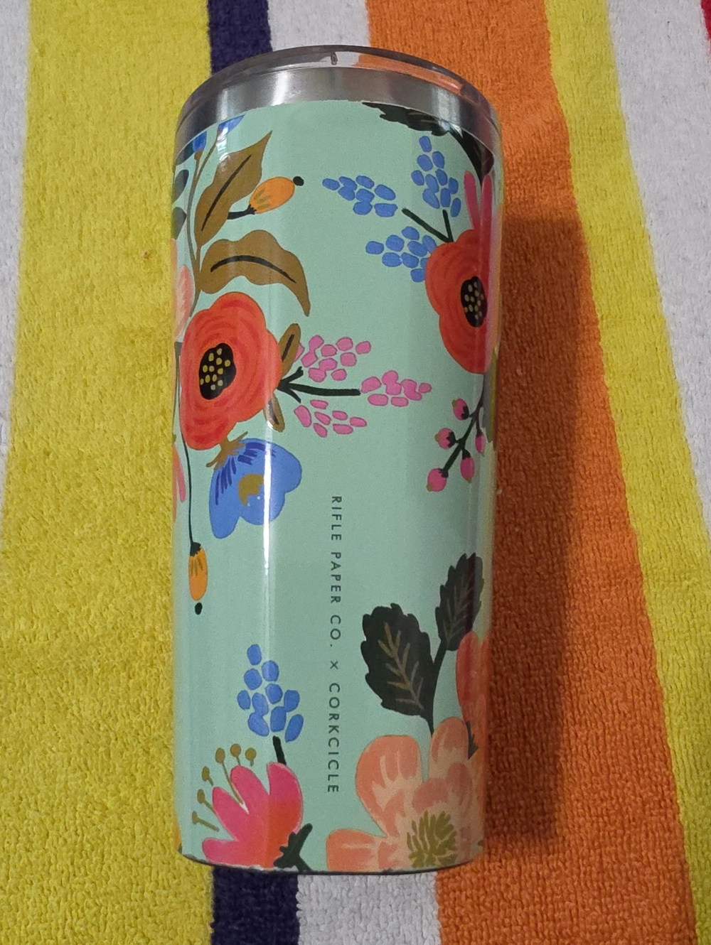 Rifle Paper Co. x Corkcicle 16 Oz. Tumbler EUC